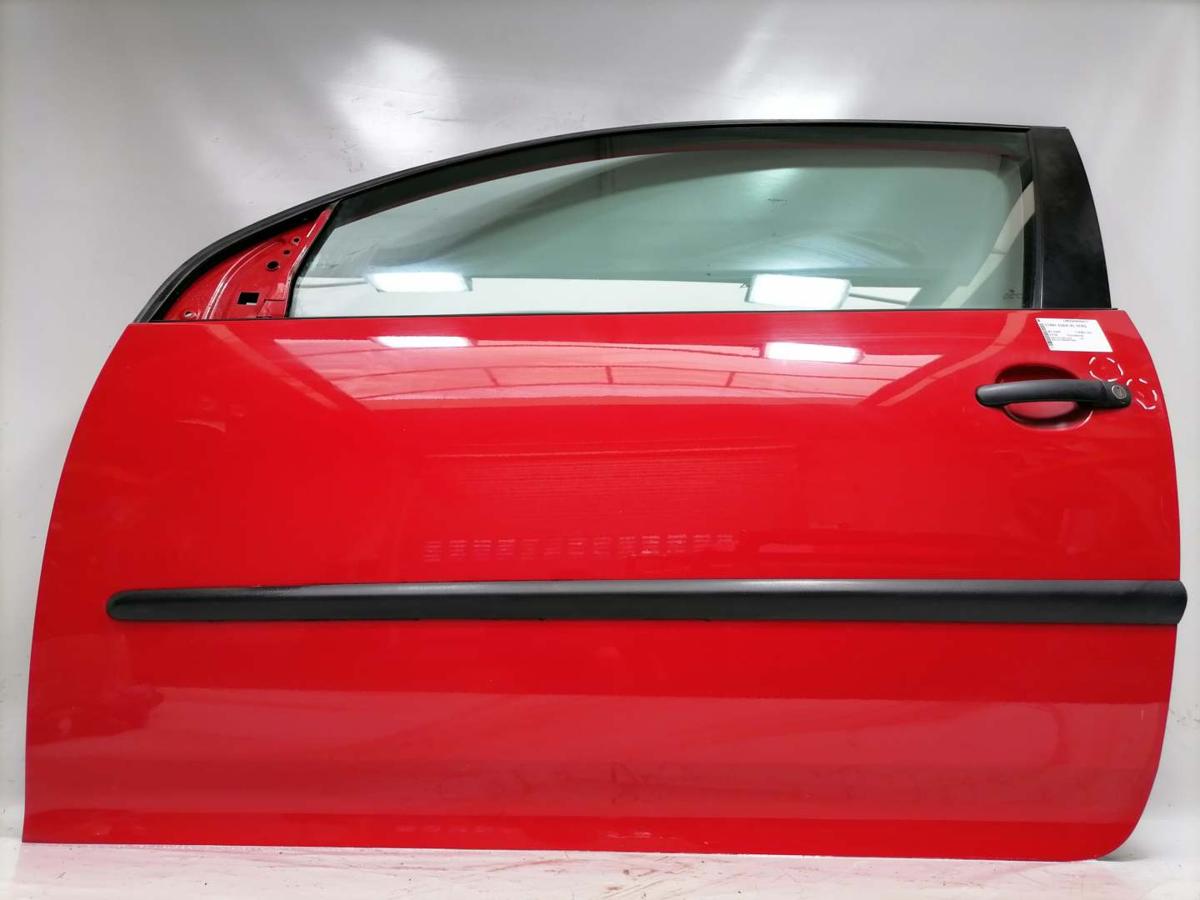 VW Golf V original Tür links LY3D Tornadorot 3-Türer Rohbau BJ04